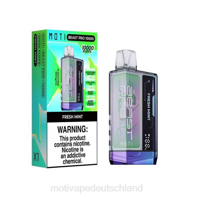 6L2V38 MOTI Beast Pro Einweg-Vaporizer (5 %, 10.000 Züge) blauer Sturm | MOTI vape review