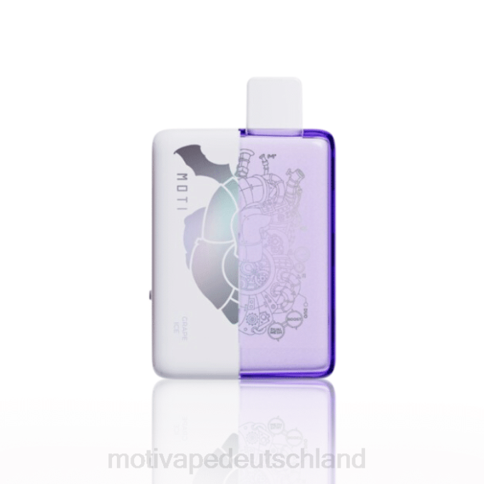 6L2V67 MOTI Duo 9000 Einweg-Vapes (5 %, 9000 Züge) Traubeneis | MOTI vape disposable Deutschland