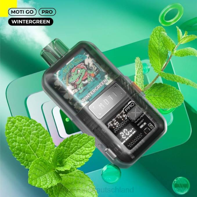 6L2V24 MOTI Go Pro Einweg-Vaporizer (5 %, 12.000 Züge) wintergrün | MOTI vape kaufen