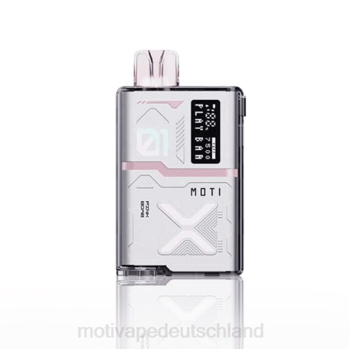 6L2V58 MOTI Play Bar 7500 Einweg-Vaporizer (5 %, 7500 Züge) rosa Bombe | MOTI vape review