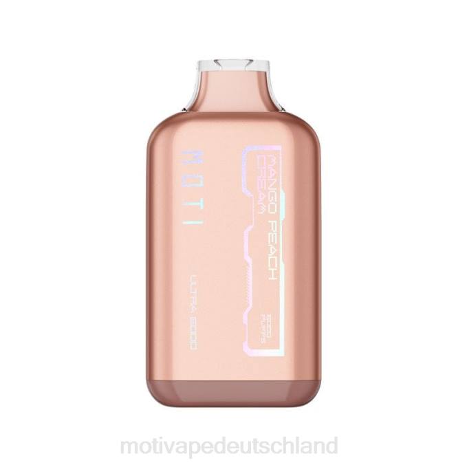 6L2V35 MOTI Ultra Einweg-Vaporizer (5 %, 6000 Züge) Mango-Pfirsich-Creme | MOTI vape pod