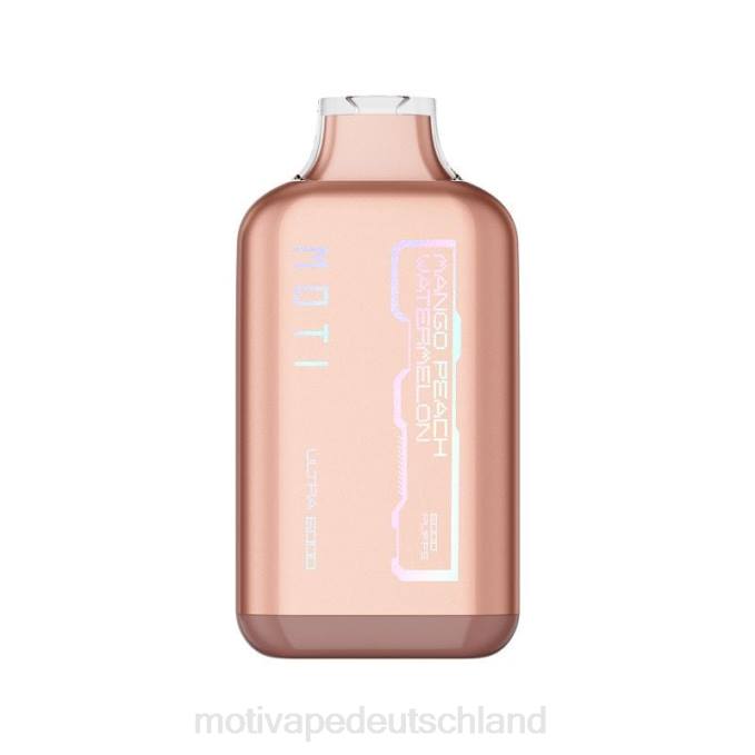 6L2V36 MOTI Ultra Einweg-Vaporizer (5 %, 6000 Züge) Mango-Pfirsich-Wassermelone | MOTI vape pop Deutschland