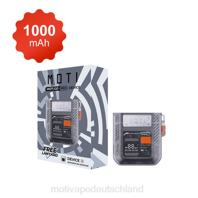 6L2V119 MOTI Go Pro Geräteset 1000 mAh – Einweg-Pod-System 1 Stk | MOTI vape refill