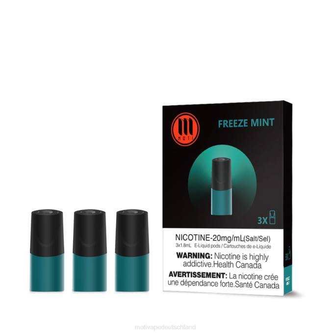 6L2V105 MOTI klassische Schoten Minze einfrieren | MOTI vape pod