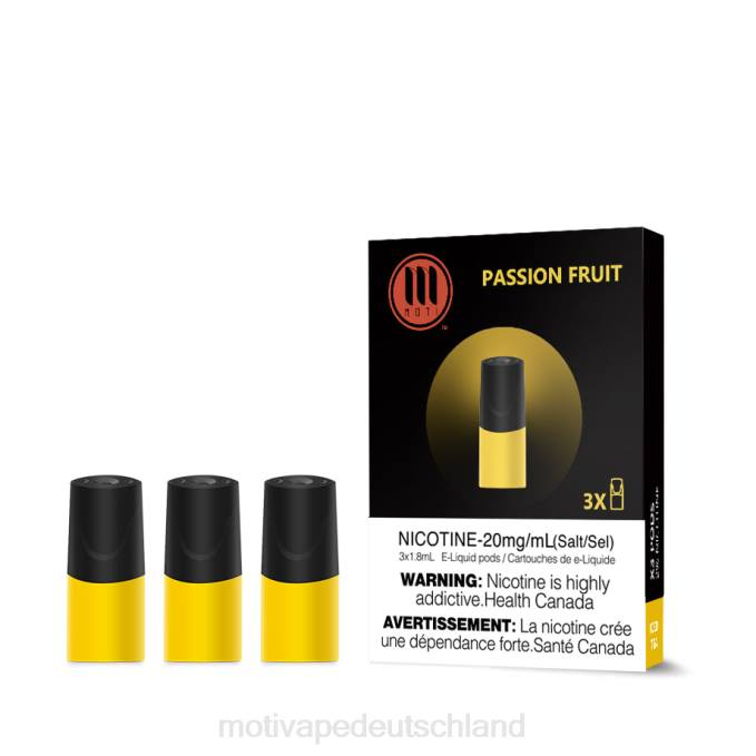 6L2V109 MOTI klassische Schoten Passionsfruchteis | MOTI vape refill