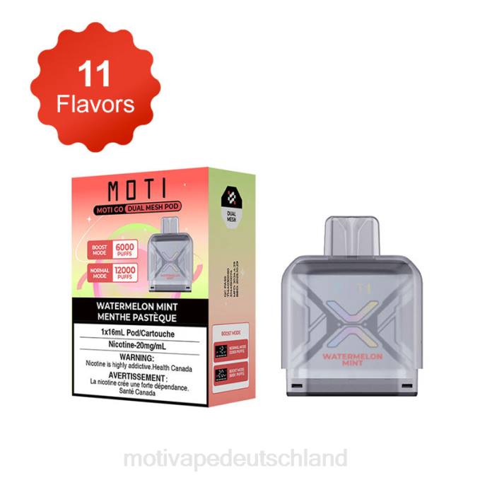 6L2V87 MOTI Go Pro Einwegkapsel rosa Zitrone | MOTI vape disposable Deutschland