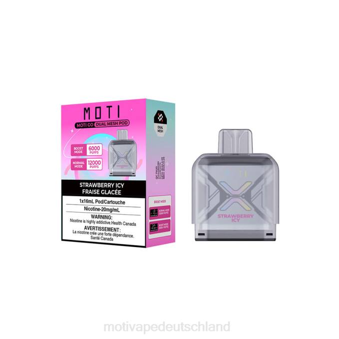 6L2V87 MOTI Go Pro Einwegkapsel rosa Zitrone | MOTI vape disposable Deutschland