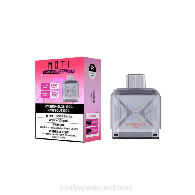 6L2V87 MOTI Go Pro Einwegkapsel rosa Zitrone | MOTI vape disposable Deutschland